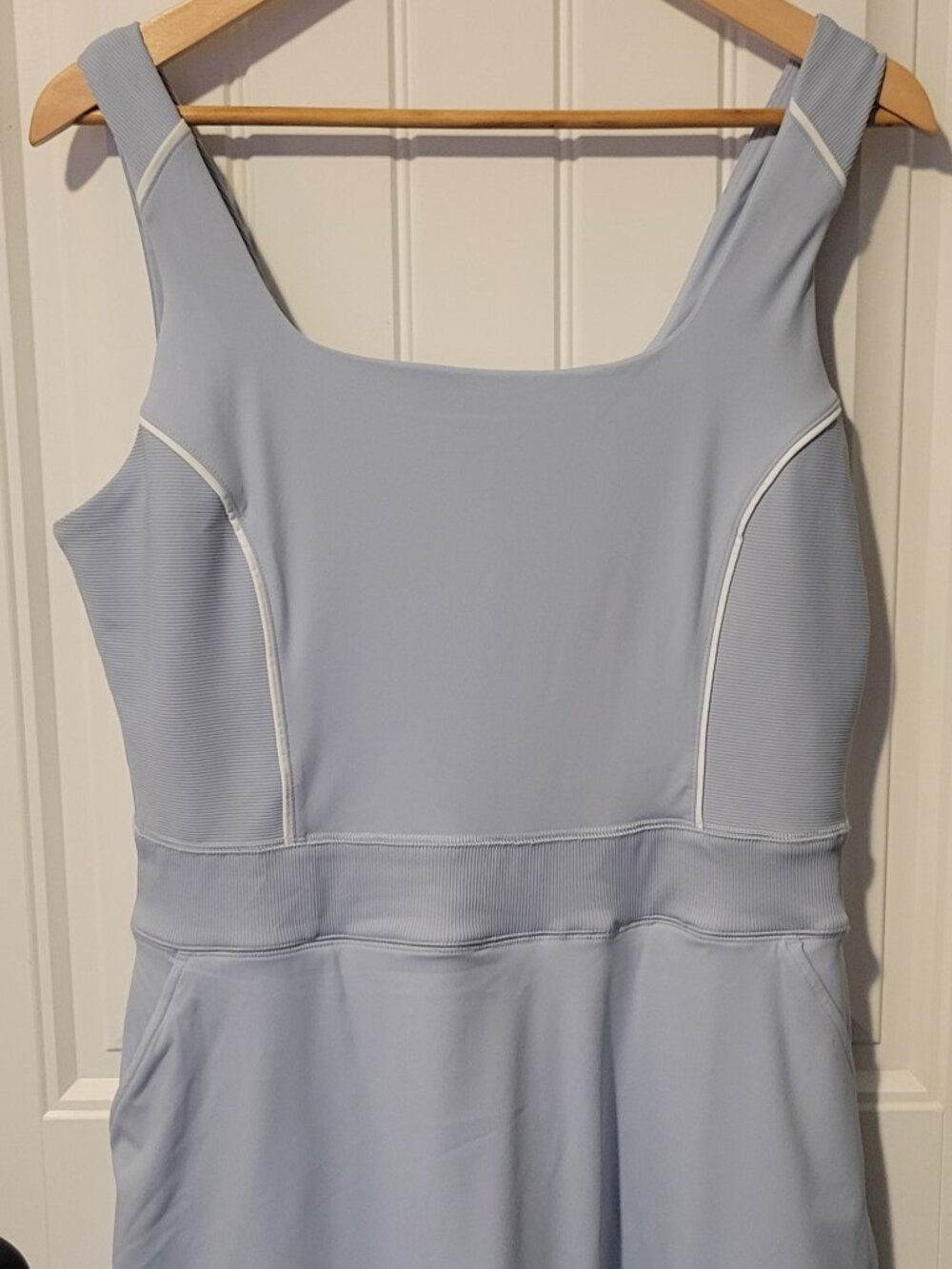 TravisMathew Women’s Moveknit Sleeveless Dress Blue Golf Skort XL NWT